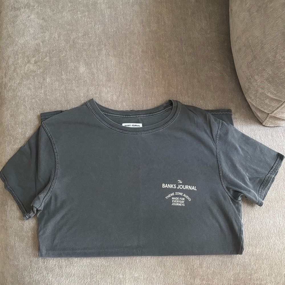 Banks Journal Men's Short Sleeve Tee - Gray